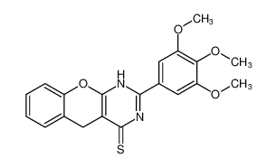 2-(3,4,5-trimethoxyphenyl)-1,5-dihydro-4H-chromeno[2,3-d]pyrimidine-4-thione CAS:97146-34-4 manufacturer & supplier