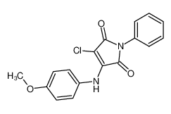 3-Chloro-4-(4-methoxy-phenylamino)-1-phenyl-pyrrole-2,5-dione CAS:97148-52-2 manufacturer & supplier