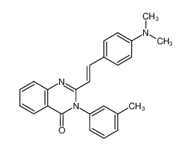 2-(4-dimethylamino-styryl)-3-m-tolyl-3H-quinazolin-4-one CAS:97153-35-0 manufacturer & supplier