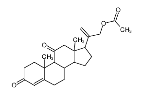 Acetic acid 2-(10,13-dimethyl-3,11-dioxo-2,3,6,7,8,9,10,11,12,13,14,15,16,17-tetradecahydro-1H-cyclopenta[a]phenanthren-17-yl)-allyl ester CAS:97153-99-6 manufacturer & supplier