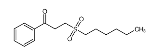 1-Propanone, 3-(hexylsulfonyl)-1-phenyl- CAS:97166-51-3 manufacturer & supplier