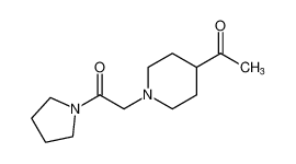 Pyrrolidine, 1-[(4-acetyl-1-piperidinyl)acetyl]- CAS:97181-43-6 manufacturer & supplier