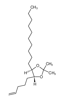 (4R,5R)-5-decyl-2,2-dimethyl-4-(1-penten-5-yl)-1,3-dioxolane CAS:97185-09-6 manufacturer & supplier