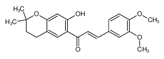 3-(3,4-dimethoxyphenyl)-1-(7-hydroxy-2,2-dimethylchroman-6-yl)prop-2-en-1-one CAS:97185-24-5 manufacturer & supplier