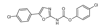 Carbamic acid, [5-(4-chlorophenyl)-2-oxazolyl]-, 4-chlorophenyl ester CAS:97189-58-7 manufacturer & supplier