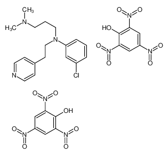 N'-(3-chlorophenyl)-N,N-dimethyl-N'-(2-pyridin-4-ylethyl)propane-1,3-diamine,2,4,6-trinitrophenol CAS:97191-93-0 manufacturer & supplier