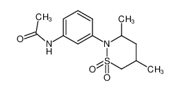 N-[3-(3,5-dimethyl-1,1-dioxo-1λ6-[1,2]thiazinan-2-yl)-phenyl]-acetamide CAS:97196-34-4 manufacturer & supplier