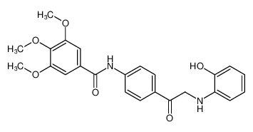 N-(4-((2-hydroxyphenyl)glycyl)phenyl)-3,4,5-trimethoxybenzamide CAS:97199-82-1 manufacturer & supplier