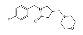 2-Pyrrolidinone, 1-[(4-fluorophenyl)methyl]-4-(4-morpholinylmethyl)- CAS:97205-41-9 manufacturer & supplier