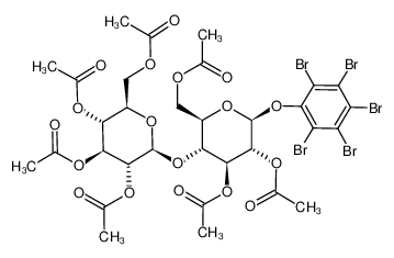 pentabromophenyl 2,3,6,2',3',4',6'-hepta-O-acetyl-β-cellobioside CAS:97227-38-8 manufacturer & supplier