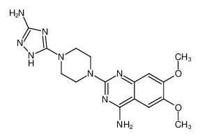 4-amino-2-[4-(3-amino-1H-1,2,4-triazol-5-yl)-piperazin-1-yl]-6,7-dimethoxyquinazoline CAS:97228-27-8 manufacturer & supplier