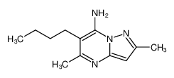 Pyrazolo[1,5-a]pyrimidin-7-amine, 6-butyl-2,5-dimethyl- CAS:97228-49-4 manufacturer & supplier