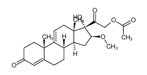 Acetic acid 2-((8S,10S,13S,14S,16S,17S)-17-hydroxy-16-methoxy-10,13-dimethyl-3-oxo-2,3,6,7,8,10,12,13,14,15,16,17-dodecahydro-1H-cyclopenta[a]phenanthren-17-yl)-2-oxo-ethyl ester CAS:97232-64-9 manufacturer & supplier