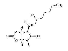 (+)-3,3aα,4α,5β,6α,6aα-hexahydro-5-hydroxy-6-iodo-4-(1-fluoro-3(S*)-hydroxy-1(Z)-octen-1-yl)-2H-cyclopenta(b)-furan-2-one CAS:97234-63-4 manufacturer & supplier