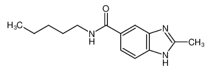 2-methyl-1(3)H-benzoimidazole-5-carboxylic acid pentylamide CAS:97238-61-4 manufacturer & supplier