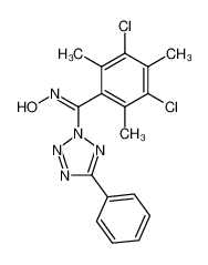 (3,5-Dichloro-2,4,6-trimethyl-phenyl)-(5-phenyl-tetrazol-2-yl)-methanone oxime CAS:97241-00-4 manufacturer & supplier