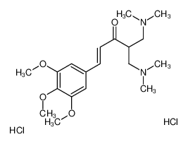 (E)-5-(dimethylamino)-4-[(dimethylamino)methyl]-1-(3,4,5-trimethoxyphenyl)pent-1-en-3-one,dihydrochloride CAS:97241-90-2 manufacturer & supplier