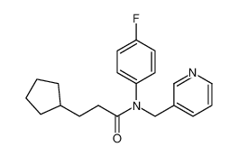 Cyclopentanepropanamide, N-(4-fluorophenyl)-N-(3-pyridinylmethyl)- CAS:97247-71-7 manufacturer & supplier