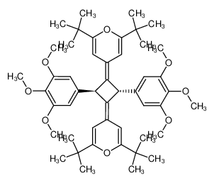 4,4'-(r-2,t-4-Bis(3,4,5-trimethoxyphenyl)-1,3-cyclobutandiyliden)bis(2,6-di-tert-butyl-4H-pyran) CAS:97248-43-6 manufacturer & supplier