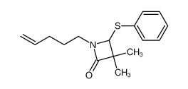 3,3-Dimethyl-1-pent-4-enyl-4-phenylsulfanyl-azetidin-2-one CAS:97249-40-6 manufacturer & supplier