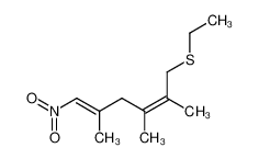 (1E,4Z)-6-Ethylsulfanyl-2,4,5-trimethyl-1-nitro-hexa-1,4-diene CAS:97250-67-4 manufacturer & supplier