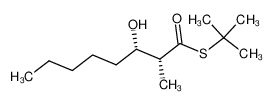 syn-(1,1-dimethylethyl) 3-hydroxy-2-methyloctanethioate CAS:97250-87-8 manufacturer & supplier