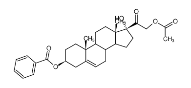 17α-Hydroxy-21-acetoxy-3β-benzoyloxy-pregnen-(5)-on-(20) CAS:97256-36-5 manufacturer & supplier