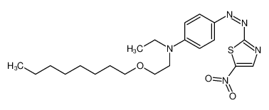 N-ethyl-4-[(5-nitro-1,3-thiazol-2-yl)diazenyl]-N-(2-octoxyethyl)aniline CAS:97259-71-7 manufacturer & supplier