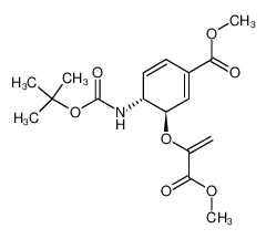 methyl (3R,4R)-4-((tert-butoxycarbonyl)amino)-3-((3-methoxy-3-oxoprop-1-en-2-yl)oxy)cyclohexa-1,5-diene-1-carboxylate CAS:97279-87-3 manufacturer & supplier