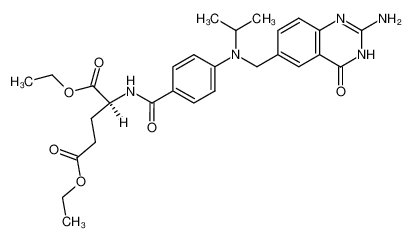 (S)-2-{4-[(2-Amino-4-oxo-3,4-dihydro-quinazolin-6-ylmethyl)-isopropyl-amino]-benzoylamino}-pentanedioic acid diethyl ester CAS:97280-26-7 manufacturer & supplier