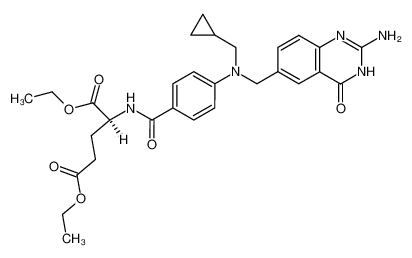 (S)-2-{4-[(2-Amino-4-oxo-3,4-dihydro-quinazolin-6-ylmethyl)-cyclopropylmethyl-amino]-benzoylamino}-pentanedioic acid diethyl ester CAS:97280-27-8 manufacturer & supplier