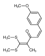 (Z)-5-(4-Methoxy-phenyl)-2-methyl-1,1-bis-methylsulfanyl-penta-1,4-dien-3-one CAS:97283-27-7 manufacturer & supplier