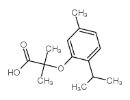 2-methyl-2-(5-methyl-2-propan-2-ylphenoxy)propanoic acid CAS:97283-84-6 manufacturer & supplier