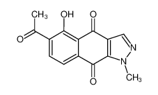 6-Acetyl-5-hydroxy-1-methylbenz(f)indazol-4,9-chinon CAS:97291-16-2 manufacturer & supplier