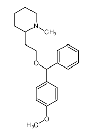 2-{2-[(4-Methoxy-phenyl)-phenyl-methoxy]-ethyl}-1-methyl-piperidine CAS:97296-87-2 manufacturer & supplier