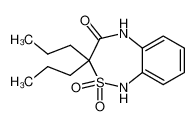 2,2-dioxo-3,3-dipropyl-1,2,3,5-tetrahydro-2λ6-benzo[c][1,2,5]thiadiazepin-4-one CAS:97302-75-5 manufacturer & supplier