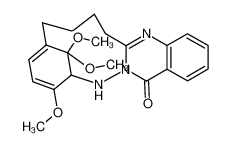 3,18,18-trimethoxy-1,2,7,8,9,10-hexahydro-16H-2,6-methano[1,2]diazacyclododecino[12,1-b]quinazolin-16-one CAS:97305-86-7 manufacturer & supplier