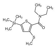 N,N-diethyl-3-methylsulfanyl-5-(trimethylsilyl)thiophene-2-carboxamide CAS:97308-17-3 manufacturer & supplier