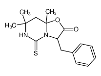 3-Benzyl-hexahydro-7,7,8a-trimethyl-2-oxo-5-thioxo-5H-oxazolo(3,2-c)pyrimidin CAS:97309-76-7 manufacturer & supplier