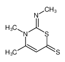 3,4-Dimethyl-2-[(Z)-methylimino]-2,3-dihydro-[1,3]thiazine-6-thione CAS:97309-88-1 manufacturer & supplier