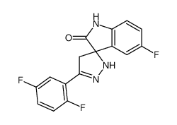 5'-(2,5-difluorophenyl)-5-fluoro-2',4'-dihydrospiro[indoline-3,3'-pyrazol]-2-one CAS:97311-47-2 manufacturer & supplier