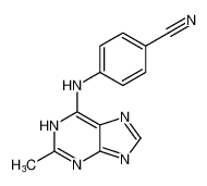 Benzonitrile, 4-[(2-methyl-1H-purin-6-yl)amino]- CAS:97314-49-3 manufacturer & supplier