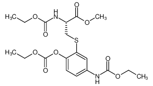 methyl N-(ethoxycarbonyl)-S-(5-((ethoxycarbonyl)amino)-2-((ethoxycarbonyl)oxy)phenyl)-L-cysteinate CAS:97321-91-0 manufacturer & supplier