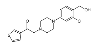 2-(4-(3-chloro-4-(hydroxymethyl)phenyl)piperazin-1-yl)-1-(thiophen-3-yl)ethan-1-one CAS:97324-26-0 manufacturer & supplier