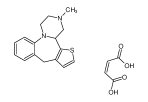 2-methyl-1,2,3,4,10,13b-hexahydrobenzo[f]pyrazino[1,2-a]thieno[2,3-c]azepine maleate CAS:97333-70-5 manufacturer & supplier