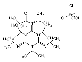 3,4,5,6-tetrahydro-1,3,5-triisopropyl-4,6-bis(isopropylimino)-2-{isopropyl(2-methylpropionyl)amino}-1,3,5-triazinium tetrachloroferrate CAS:97333-99-8 manufacturer & supplier