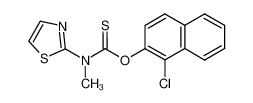 Methyl-thiazol-2-yl-thiocarbamic acid O-(1-chloro-naphthalen-2-yl) ester CAS:97338-97-1 manufacturer & supplier