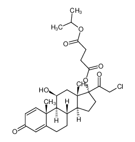 21-chloro-11β-hydroxy-17α-(3-isopropoxycarbonyl)propanoyloxy-1,4-pregnadiene-3,20-dione CAS:97342-73-9 manufacturer & supplier