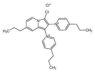 1,2-bis(4-propylpyridinium-1-yl)-3-chloro-7-propylindolizine dichloride CAS:97351-59-2 manufacturer & supplier