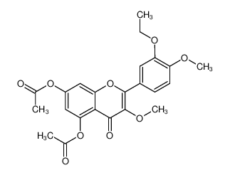 5,7-diacetoxy-2-(3-ethoxy-4-methoxy-phenyl)-3-methoxy-chromen-4-one CAS:97353-25-8 manufacturer & supplier